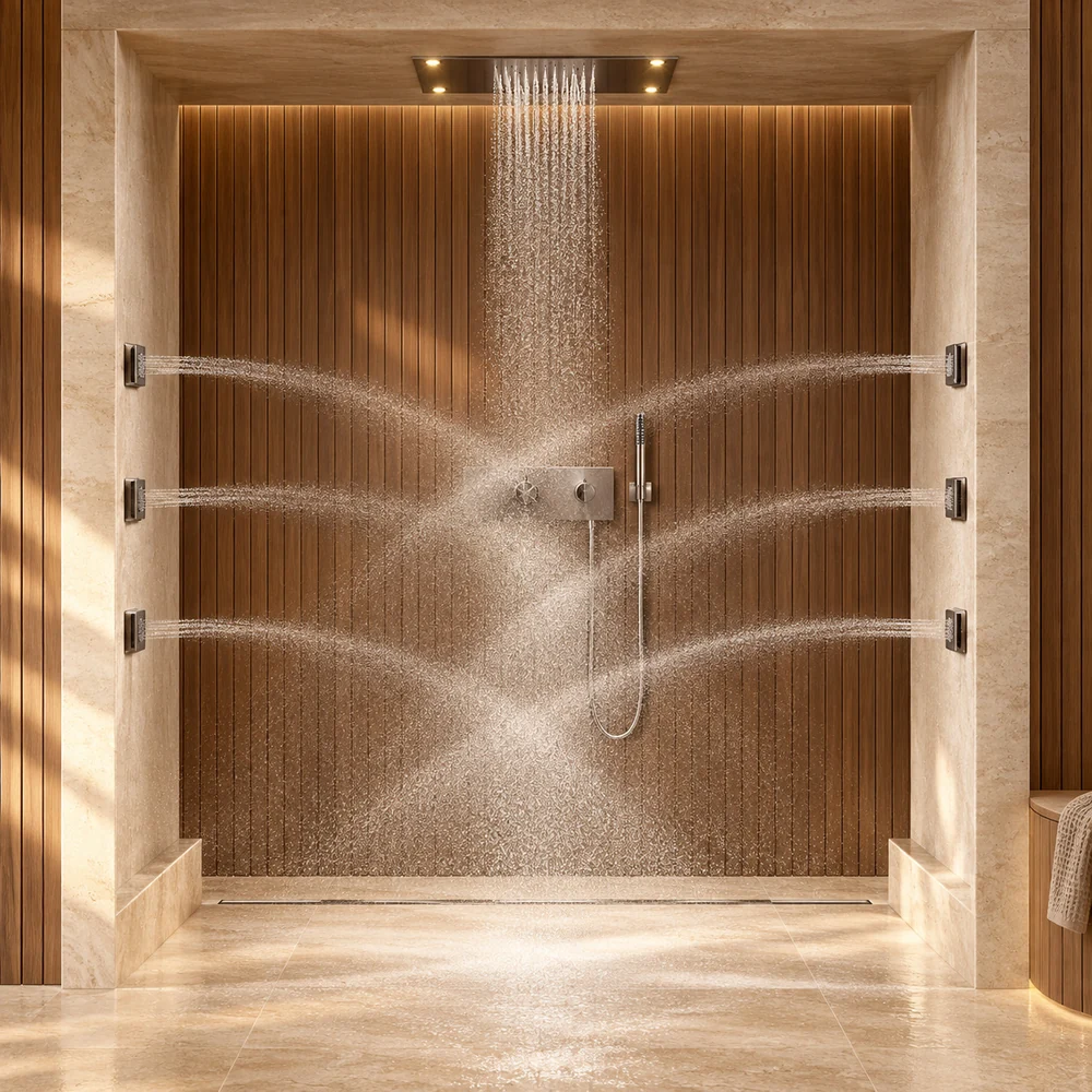 ShowerRitual One — Chuveiro com jatos laterais