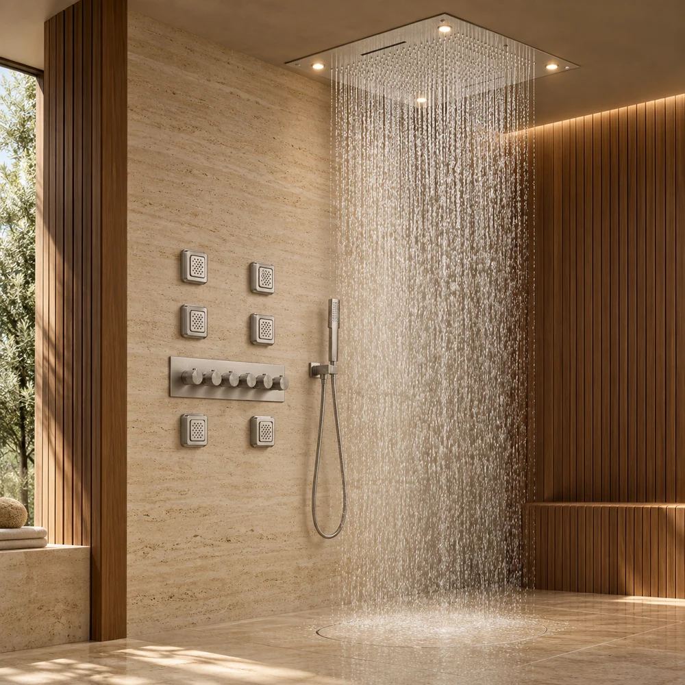 ShowerRitual Two — Chuveiro de teto quadrado