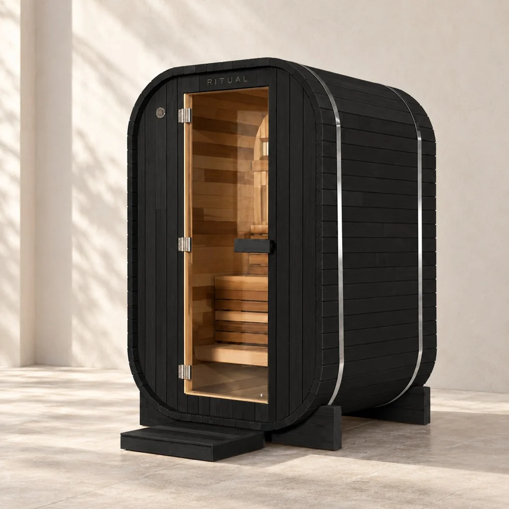 SaunaRitual Compact — Sauna compacta com exterior grafite